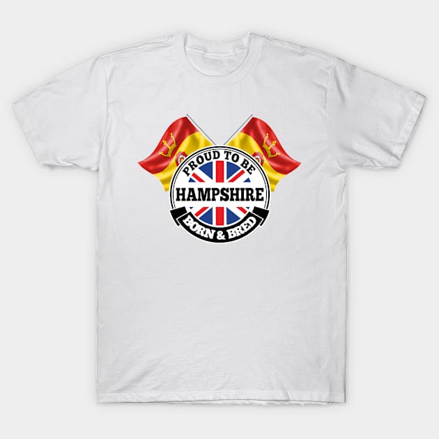 Proud to be Hampshire Born and Bred T-Shirt by Ireland